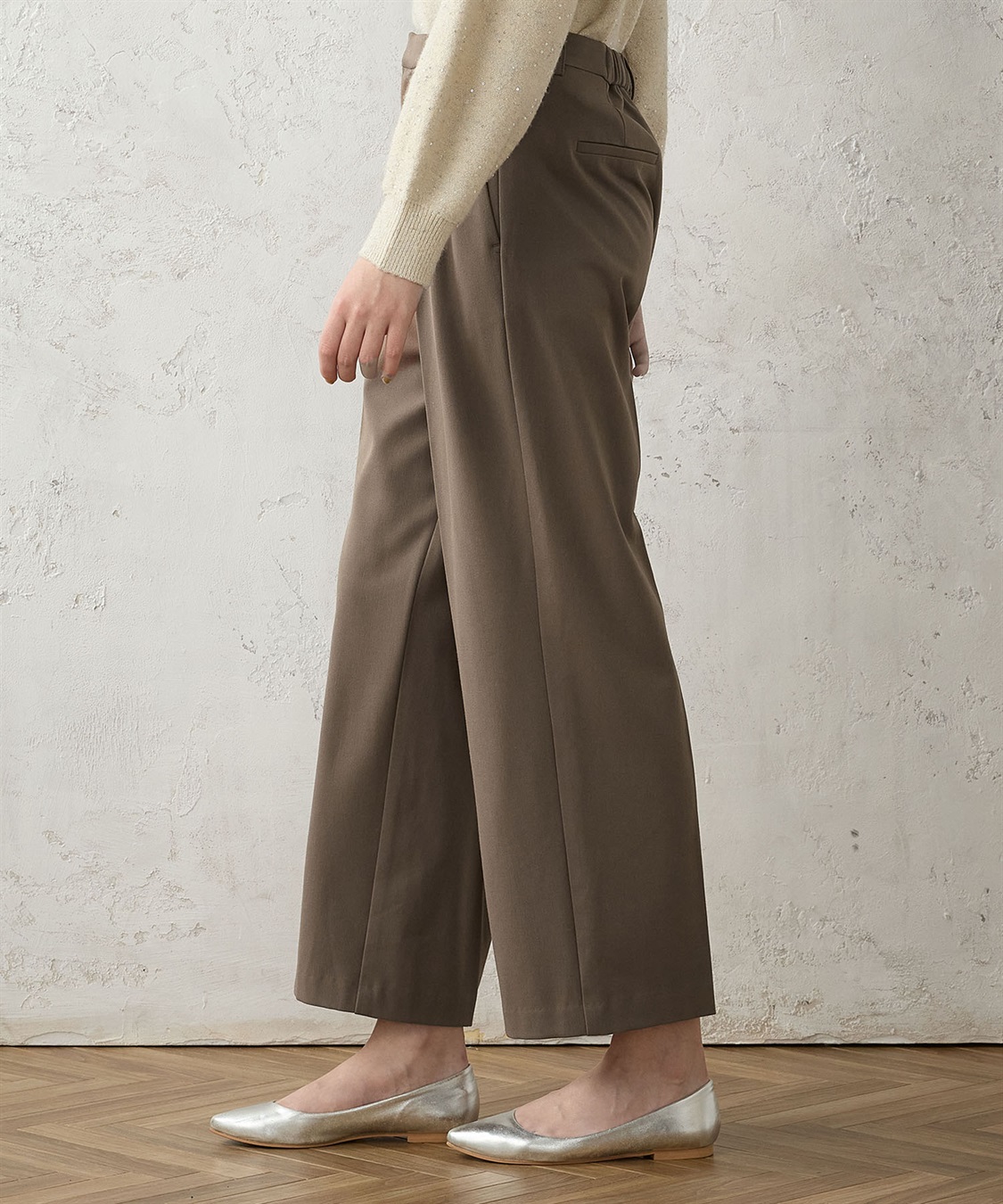 LE SOUK HOLIDAY 裏起毛ワイドパンツ_sub_3