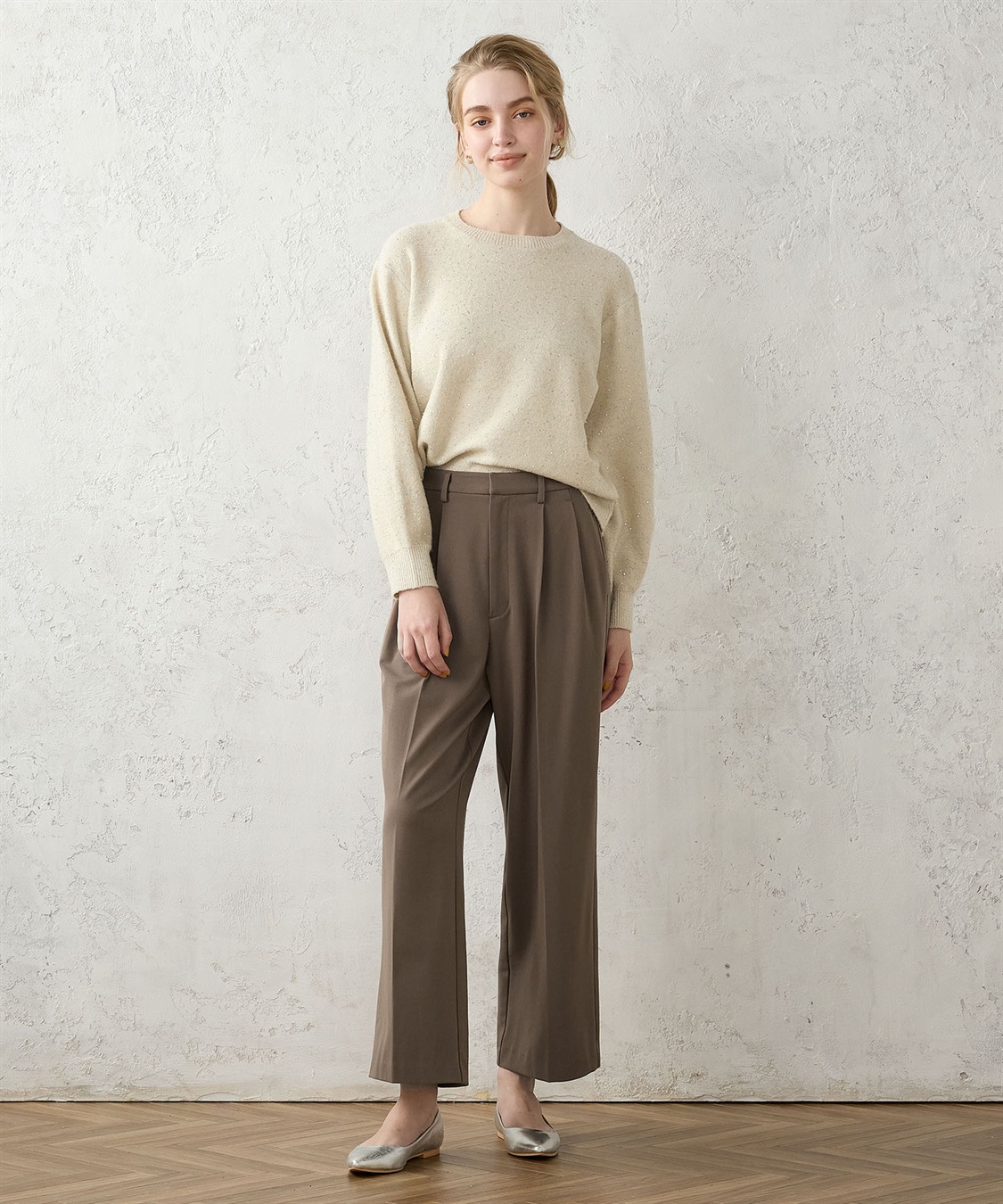 LE SOUK HOLIDAY 裏起毛ワイドパンツ_sub_11