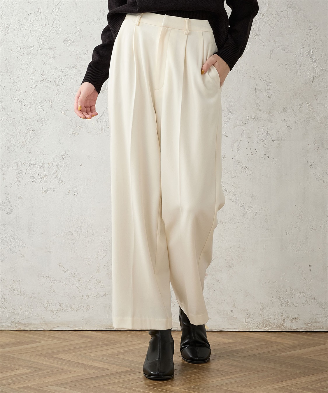 LE SOUK HOLIDAY 裏起毛ワイドパンツ_sub_13
