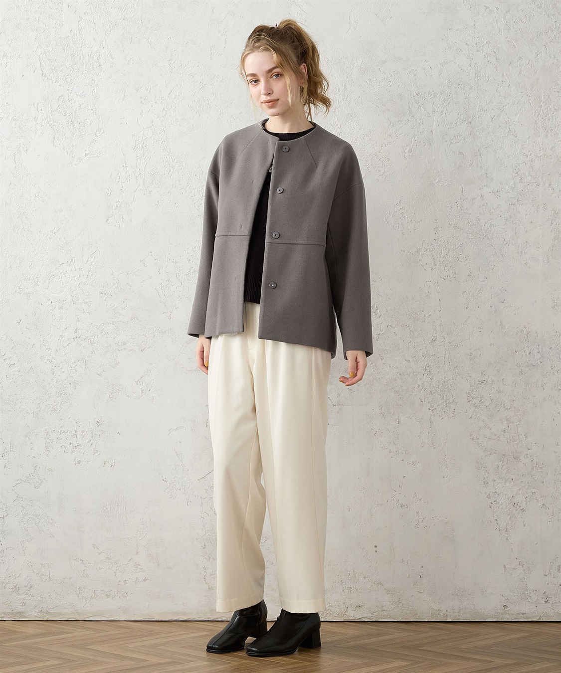 LE SOUK HOLIDAY 裏起毛ワイドパンツ_sub_16