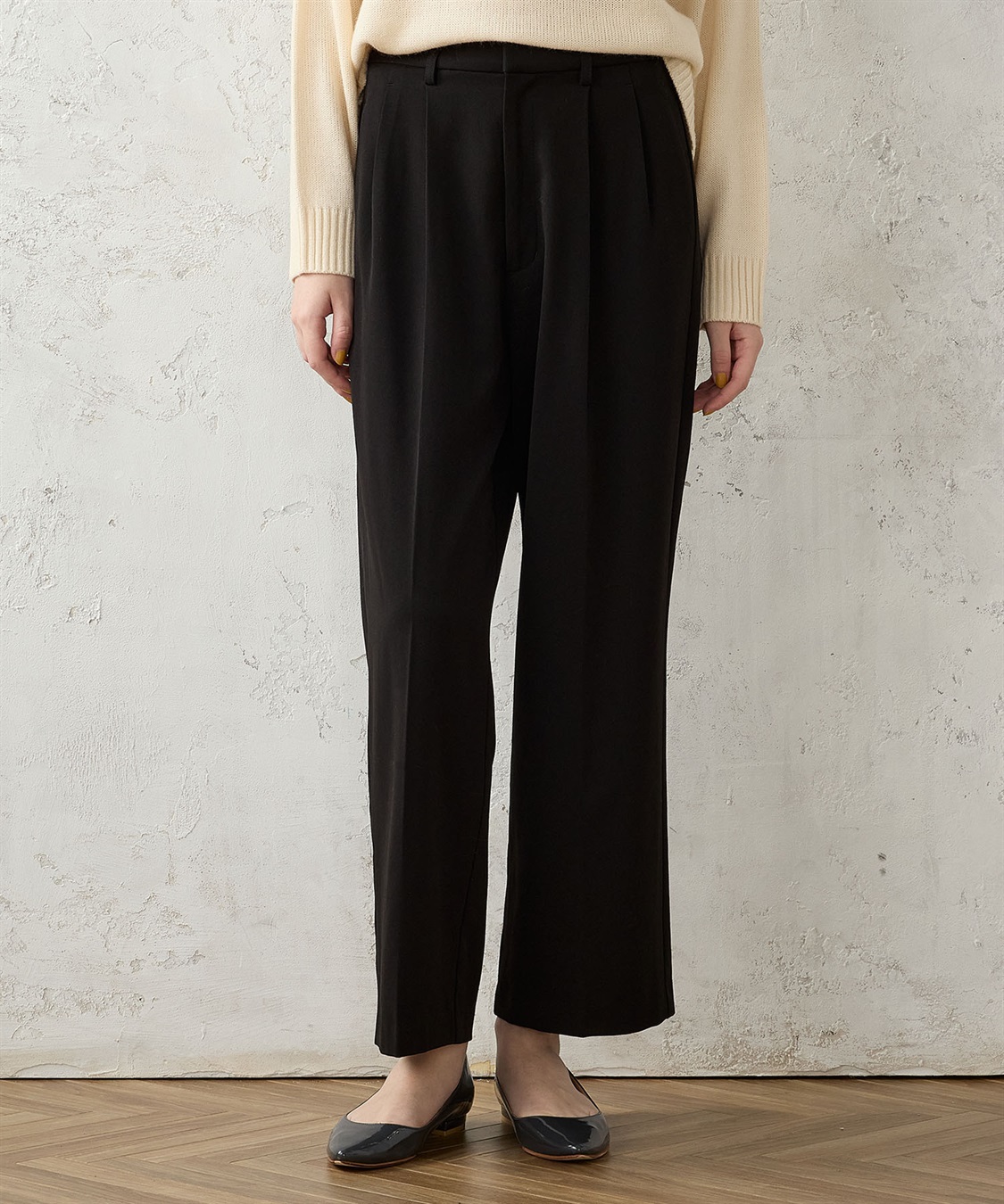 LE SOUK HOLIDAY 裏起毛ワイドパンツ_sub_18