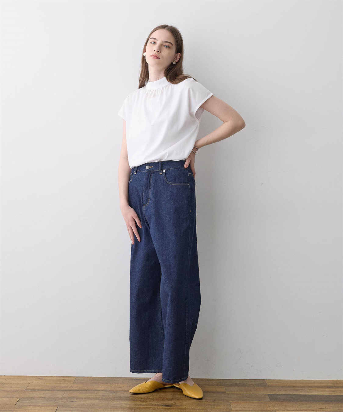 LE SOUK HOLIDAY ワイドデニムパンツ_sub_4