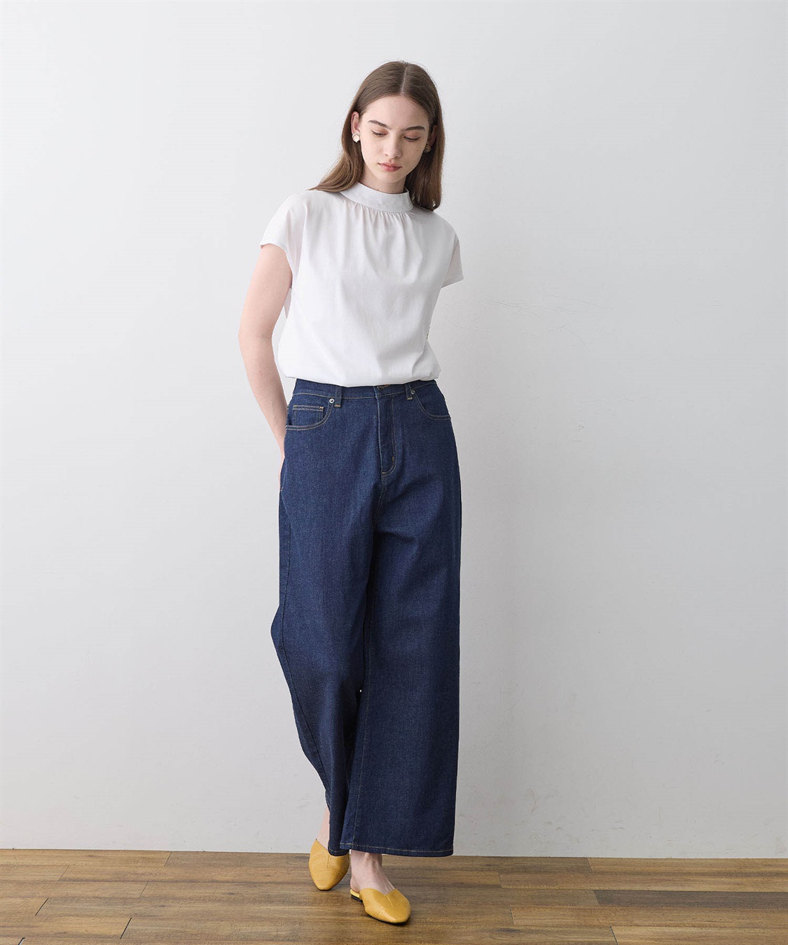LE SOUK HOLIDAY ワイドデニムパンツ_sub_5
