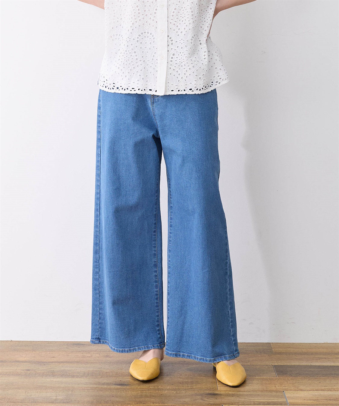 LE SOUK HOLIDAY ワイドデニムパンツ_sub_7