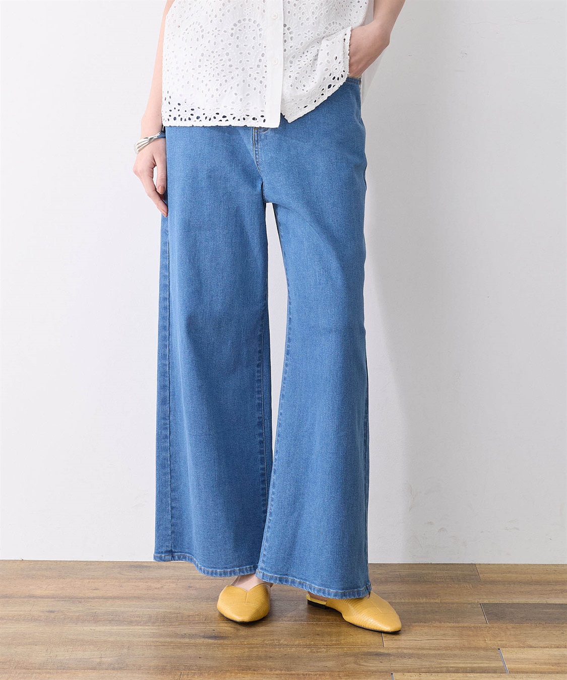 LE SOUK HOLIDAY ワイドデニムパンツ_sub_8