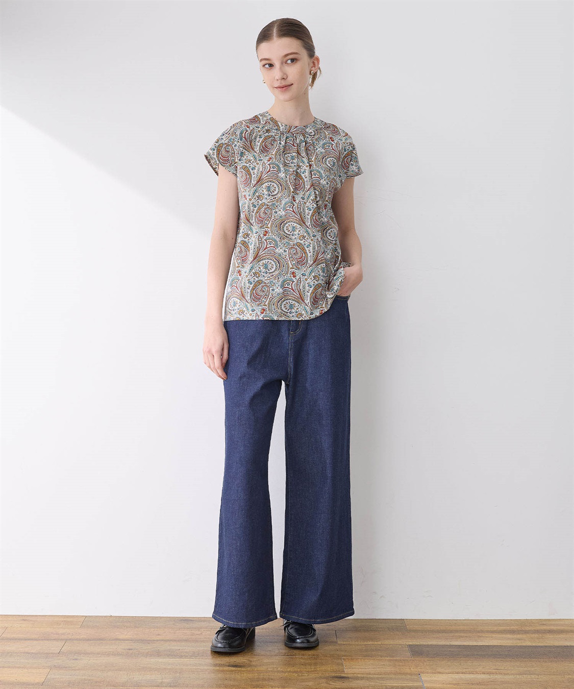 LE SOUK HOLIDAY ワイドデニムパンツ_sub_15