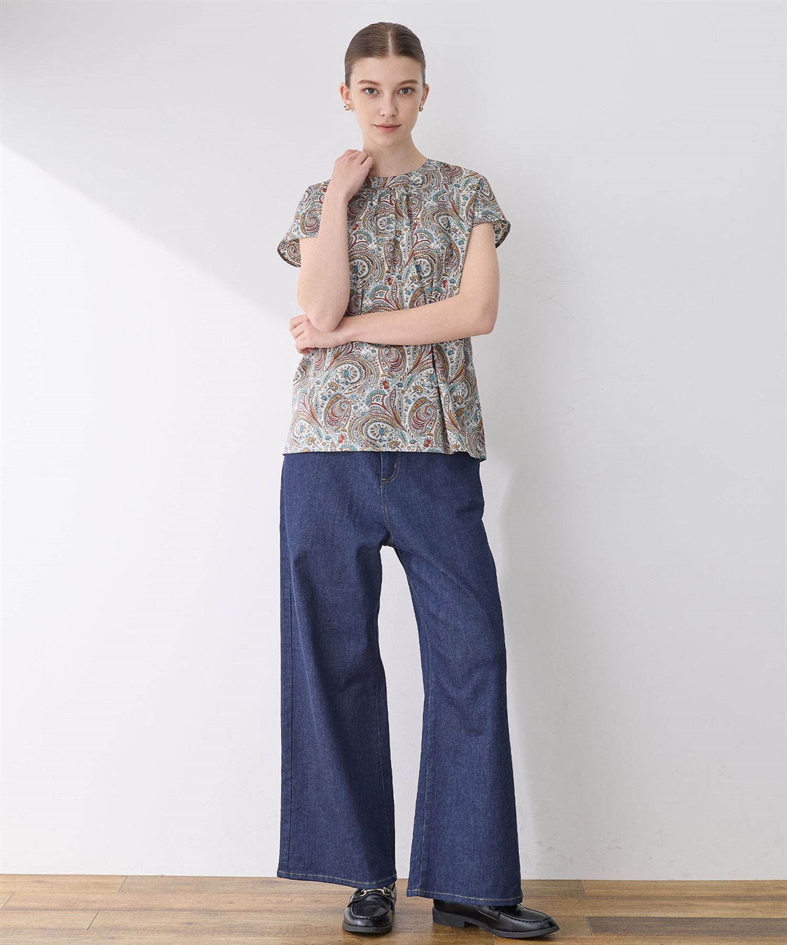 LE SOUK HOLIDAY ワイドデニムパンツ_sub_16