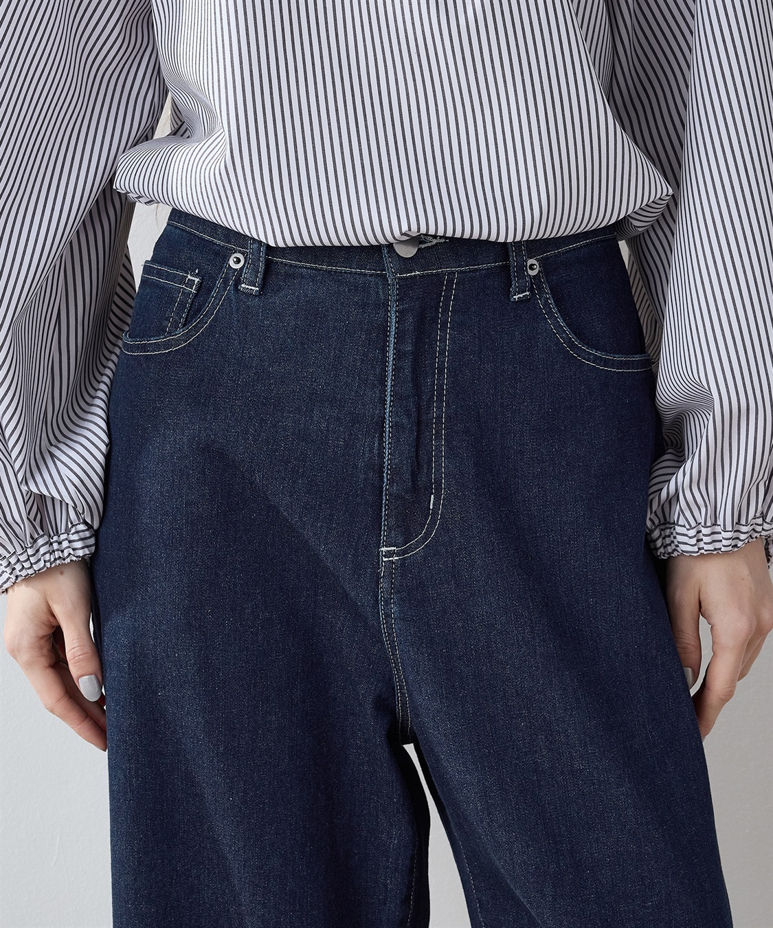 LE SOUK HOLIDAY ワイドデニムパンツ_sub_17