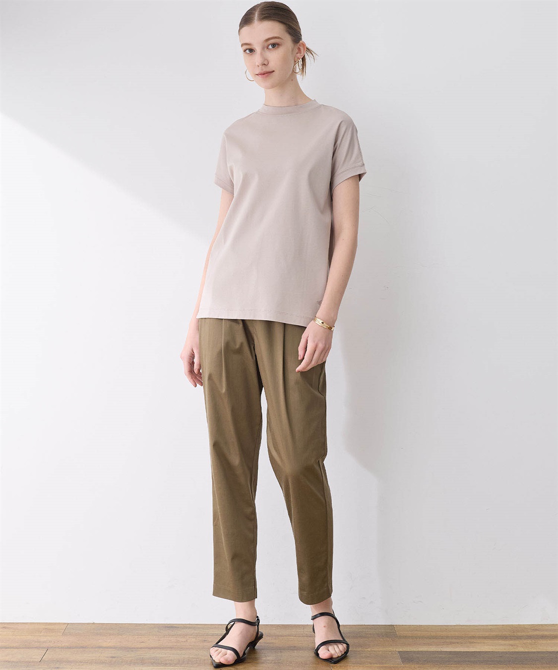 LE SOUK HOLIDAY タックテーパードパンツ_sub_8