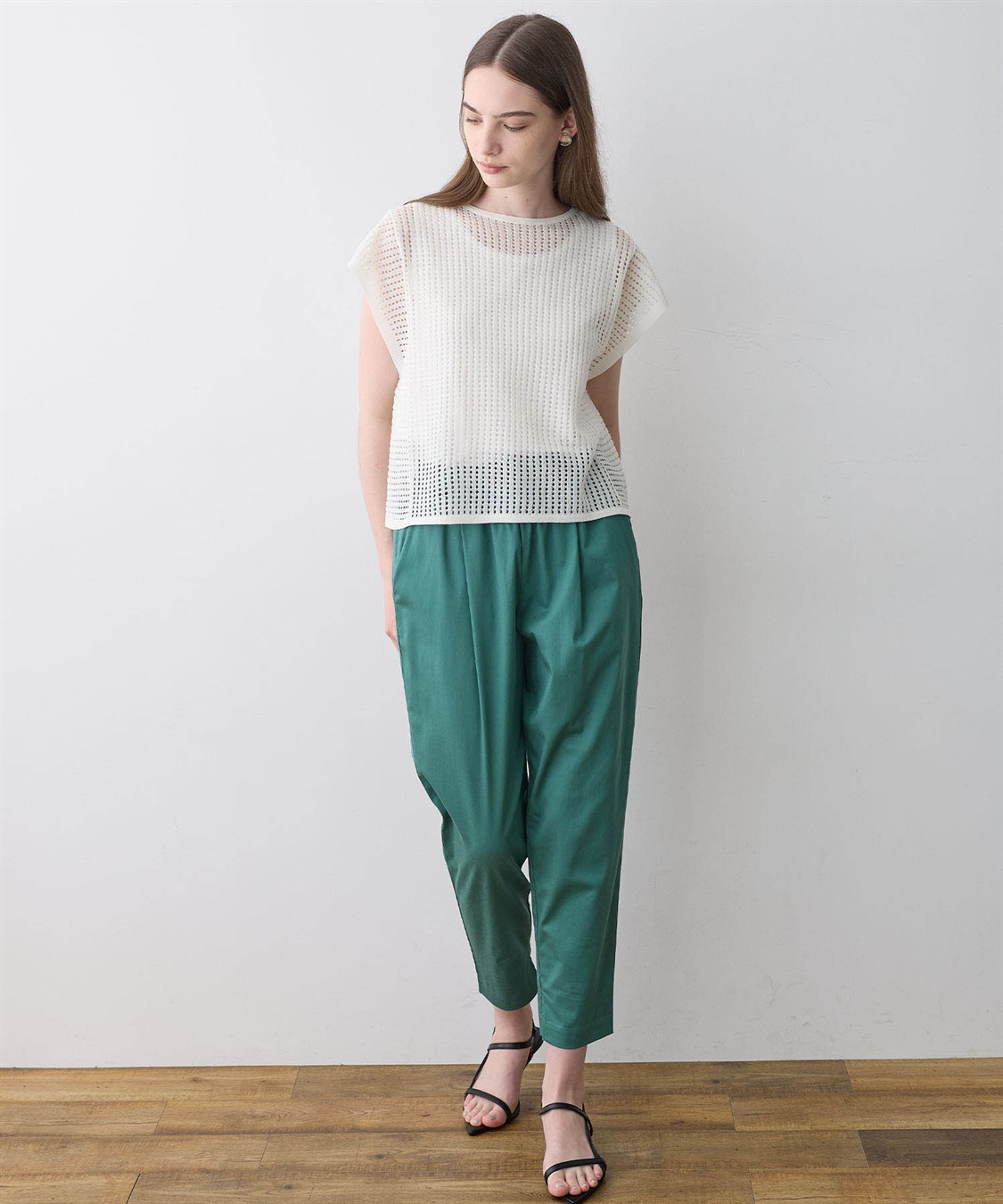 LE SOUK HOLIDAY タックテーパードパンツ_sub_11
