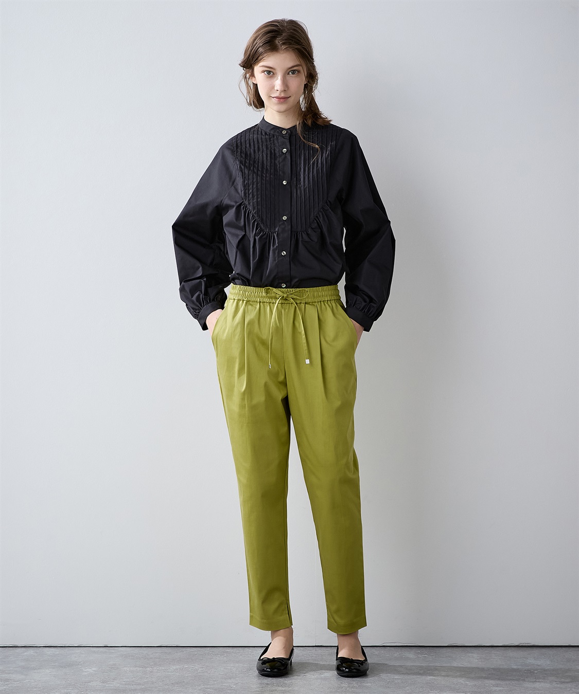 LE SOUK HOLIDAY タックテーパードパンツ_sub_13