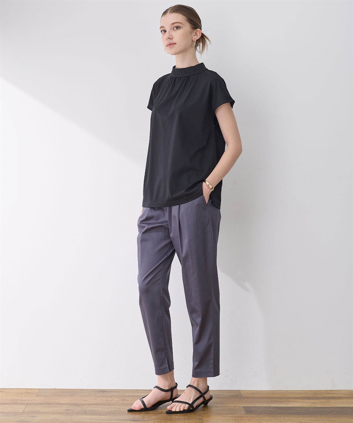 LE SOUK HOLIDAY タックテーパードパンツ_sub_14