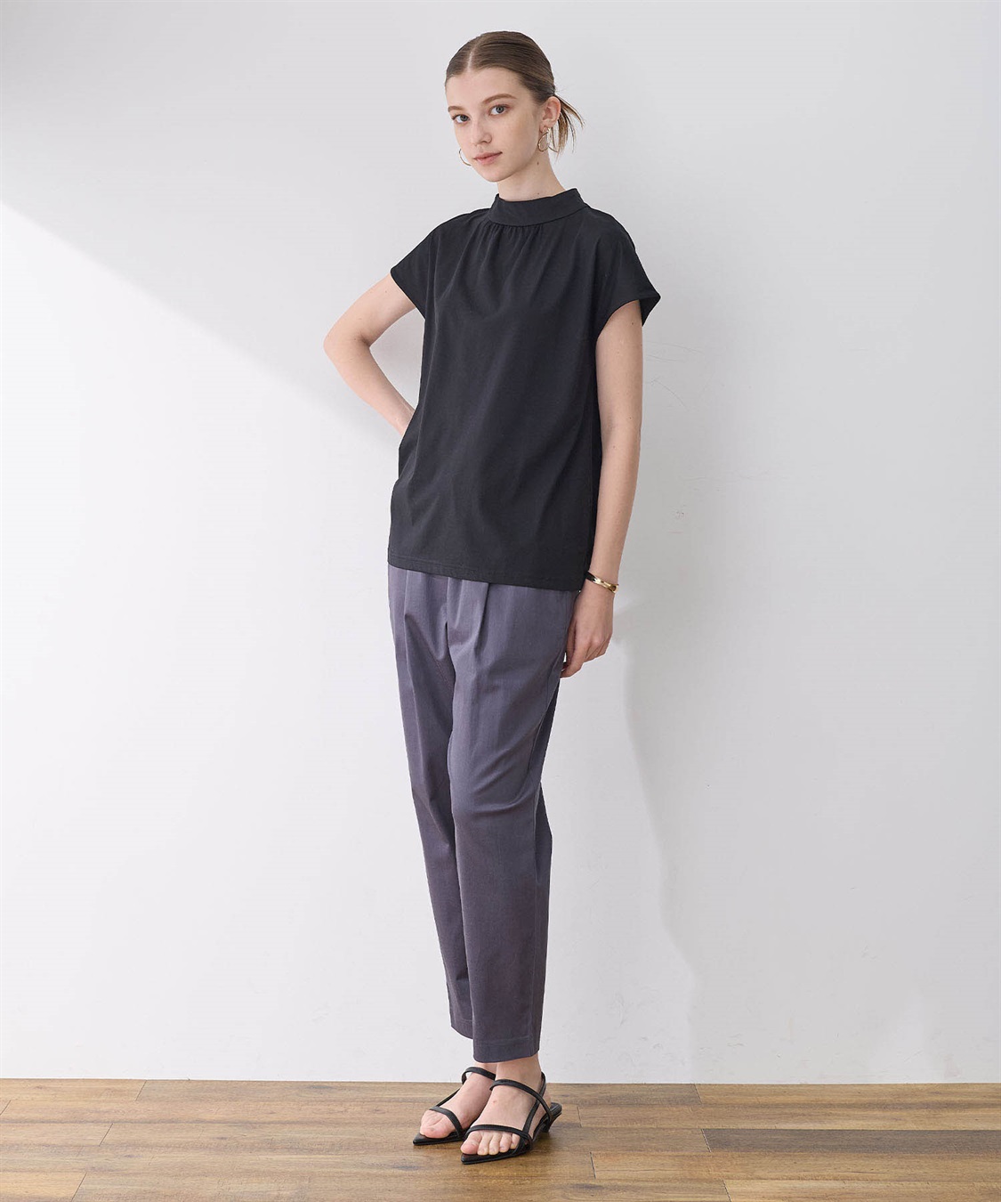 LE SOUK HOLIDAY タックテーパードパンツ_sub_18