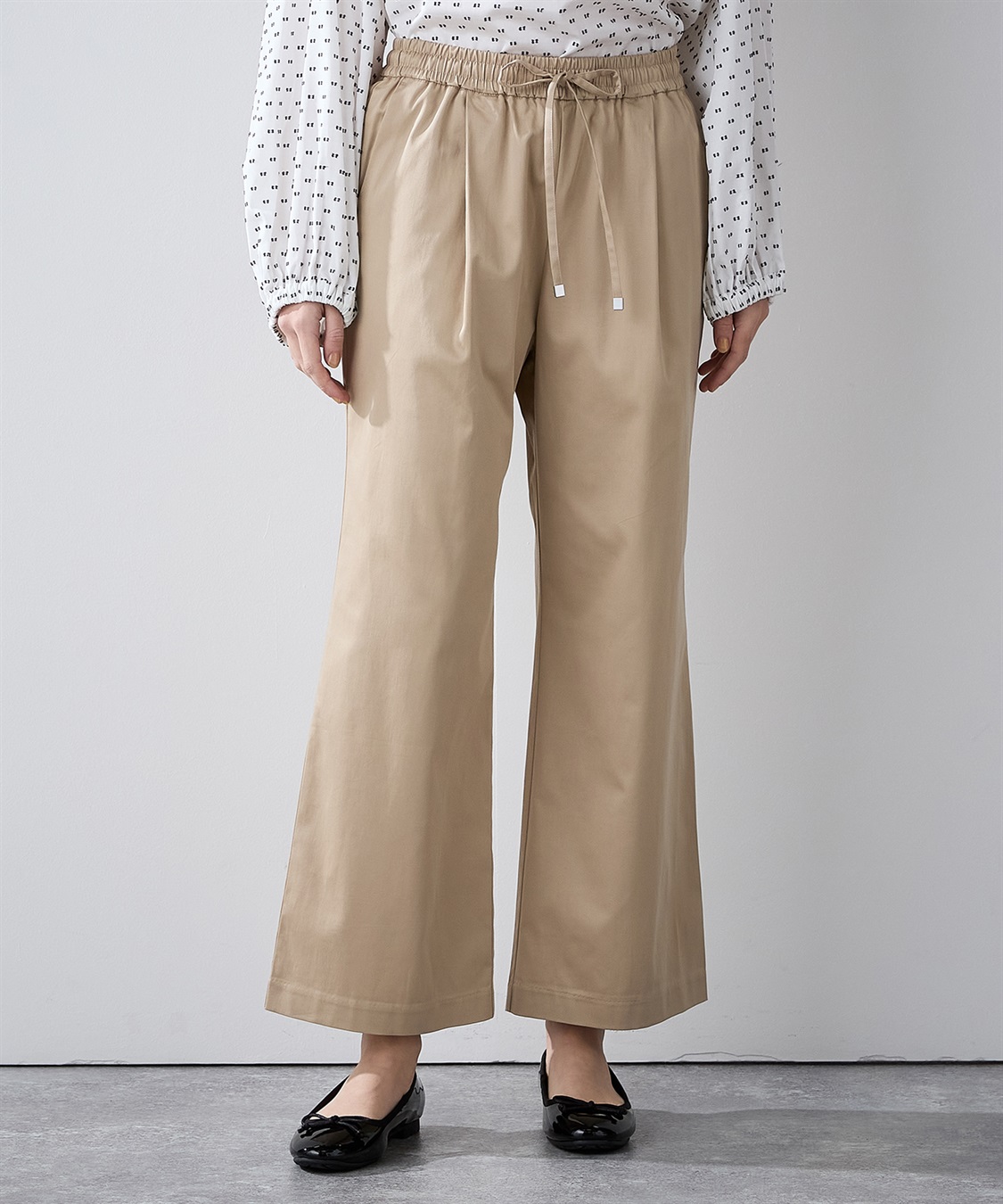 LE SOUK HOLIDAY タックワイドパンツ_sub_2