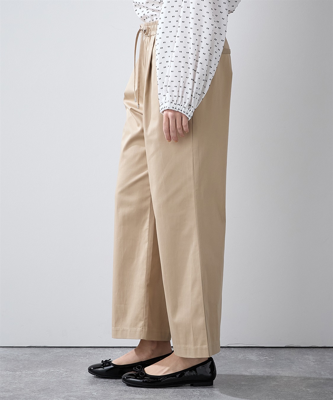 LE SOUK HOLIDAY タックワイドパンツ_sub_3