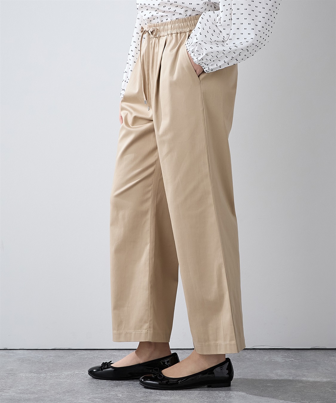 LE SOUK HOLIDAY タックワイドパンツ_sub_4
