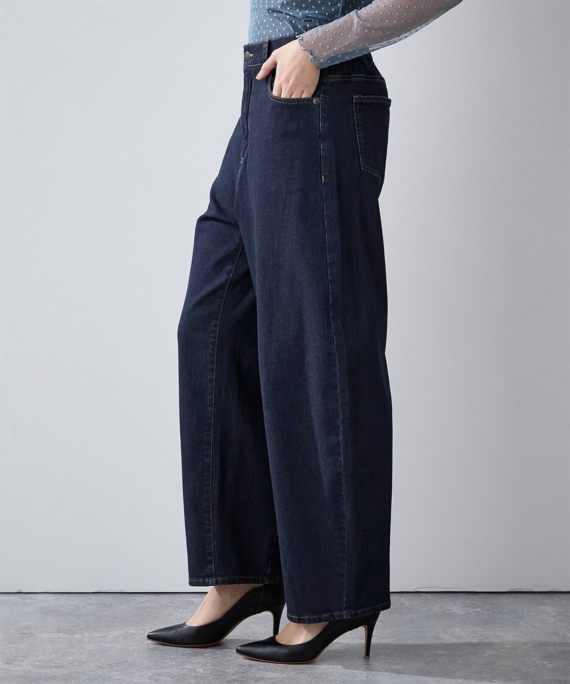 lululemon ヨガパンツ レア デニムカラー　6 Lino Ulu ヨガウェア ヨガパンツ ハイウエスト くすみカラー