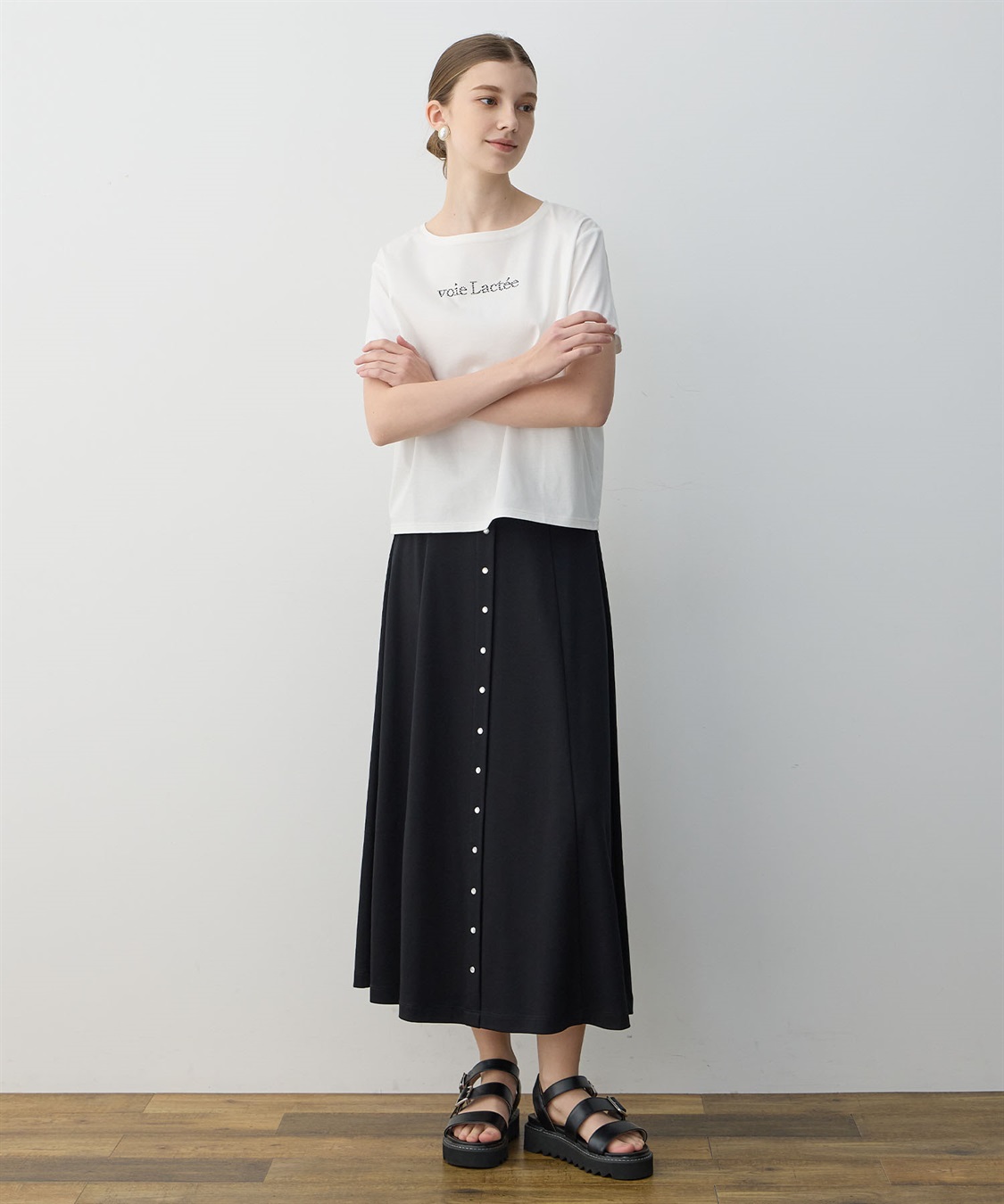 LE SOUK HOLIDAY ストライプスカート_sub_10