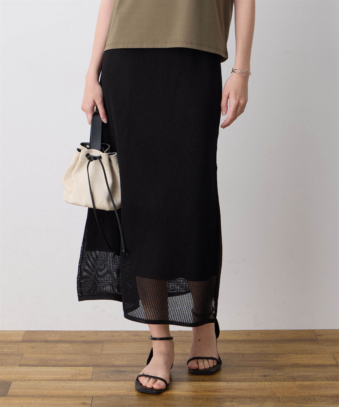 LE SOUK HOLIDAY メッシュスカート_sub_1
