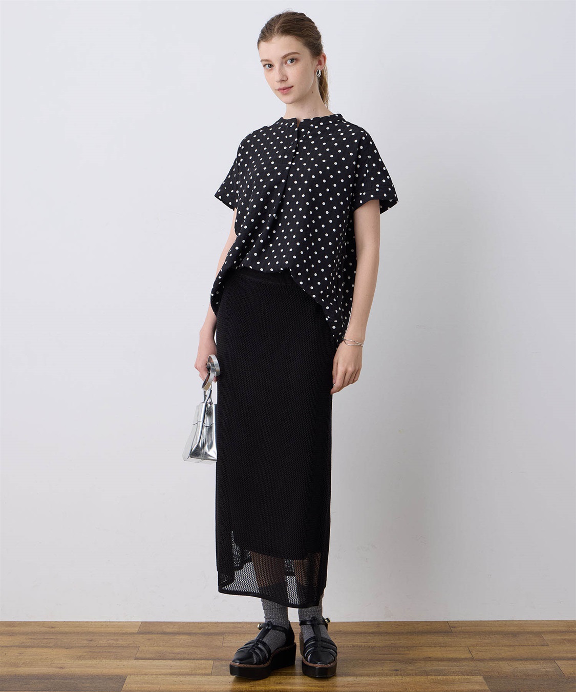 LE SOUK HOLIDAY メッシュスカート_sub_3