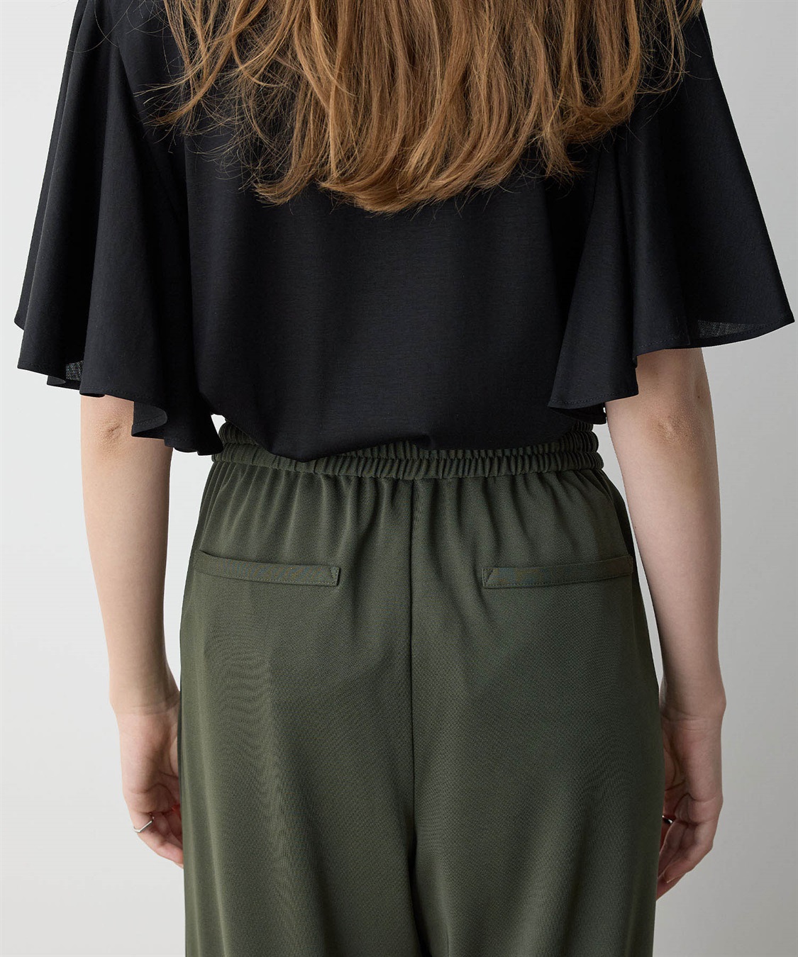 LE SOUK HOLIDAY 【イージーエレガンス】ストレッチワイドパンツ【接触冷感・ウエストゴム・カットソー素材】_sub_11