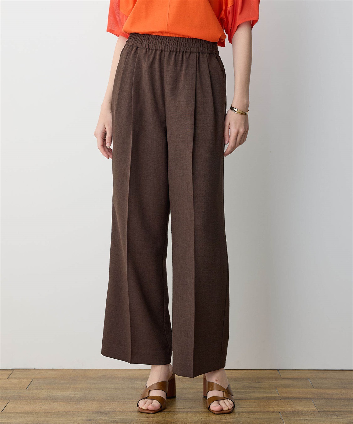 LE SOUK HOLIDAY リネンライクパンツ【接触冷感】_sub_2