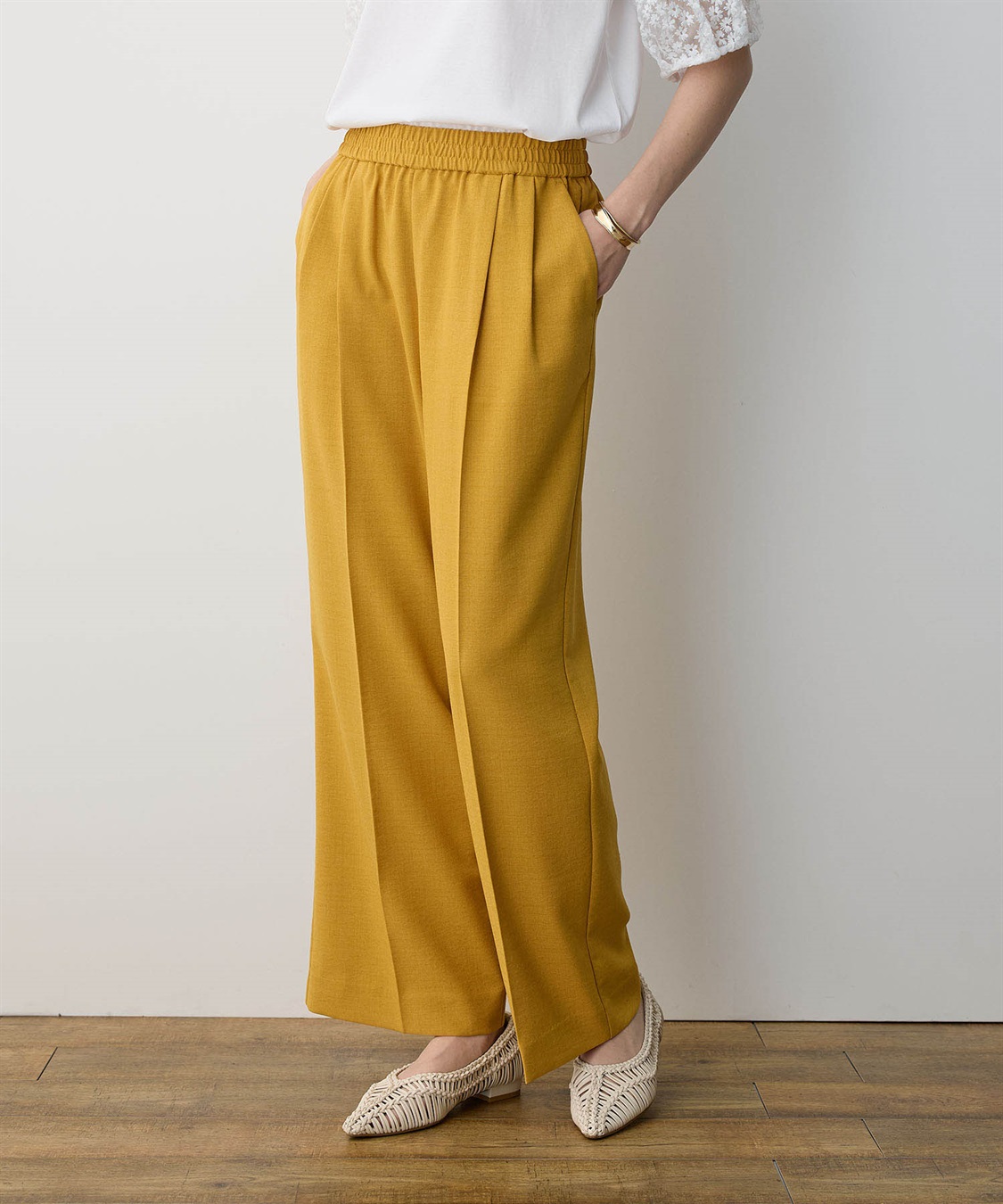 LE SOUK HOLIDAY リネンライクパンツ【接触冷感】_sub_3