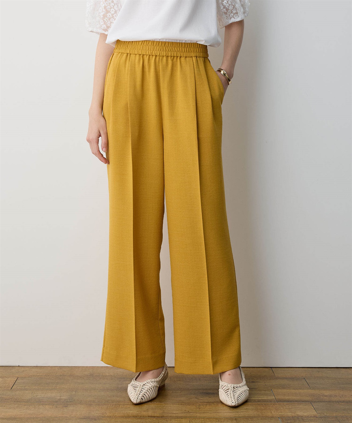 LE SOUK HOLIDAY リネンライクパンツ【接触冷感】_sub_5