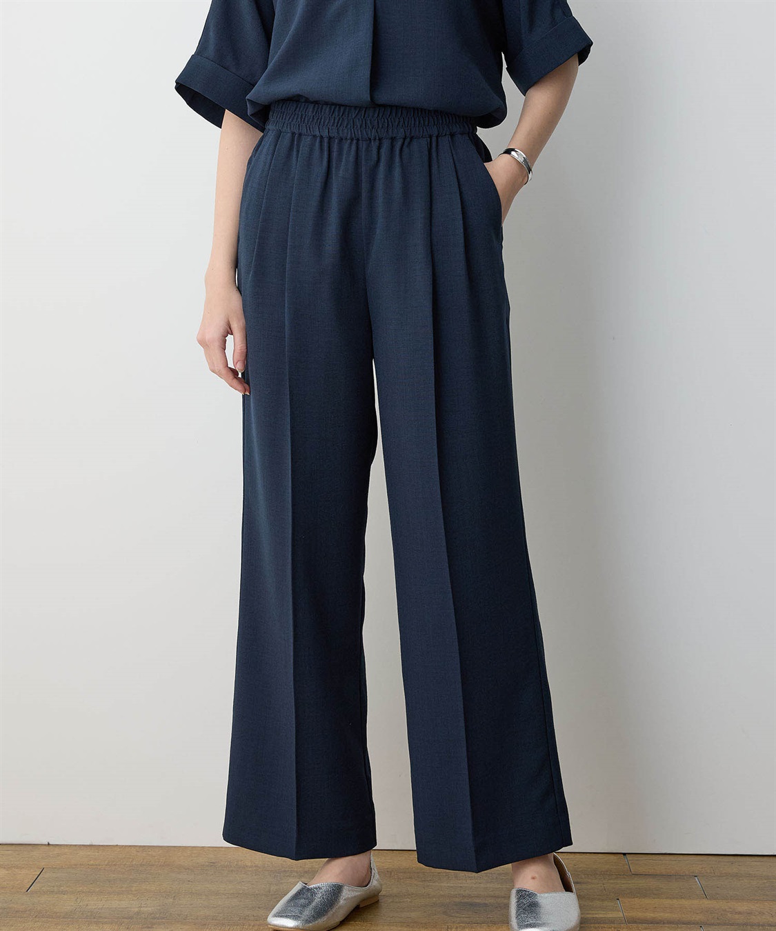 LE SOUK HOLIDAY リネンライクパンツ【接触冷感】_sub_6