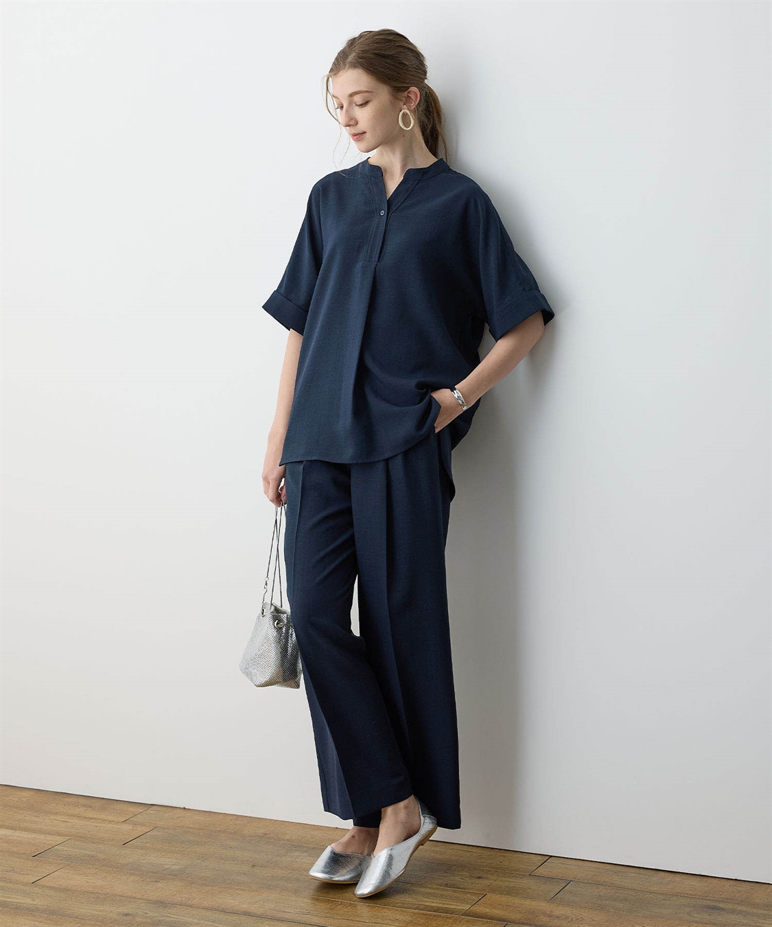 LE SOUK HOLIDAY リネンライクパンツ【接触冷感】_sub_20