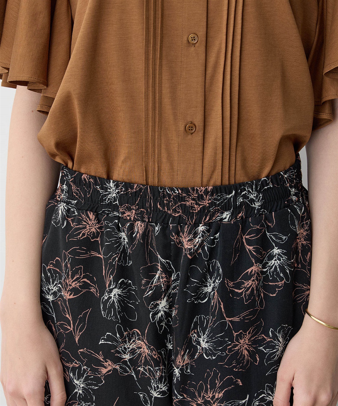 LE SOUK HOLIDAY フラワーパターンイージーワイドパンツ_sub_7