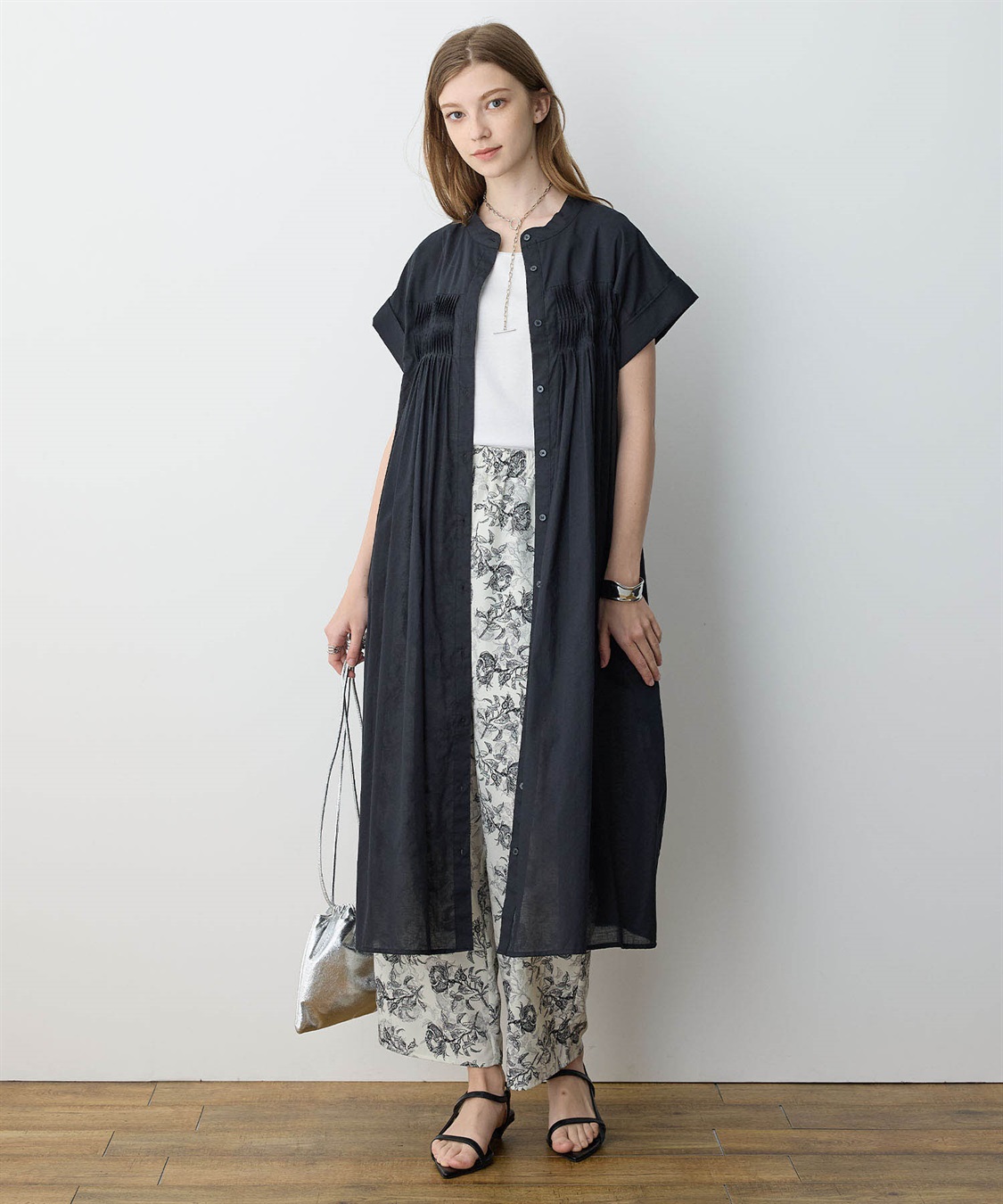 LE SOUK HOLIDAY フラワーパターンイージーワイドパンツ_sub_16