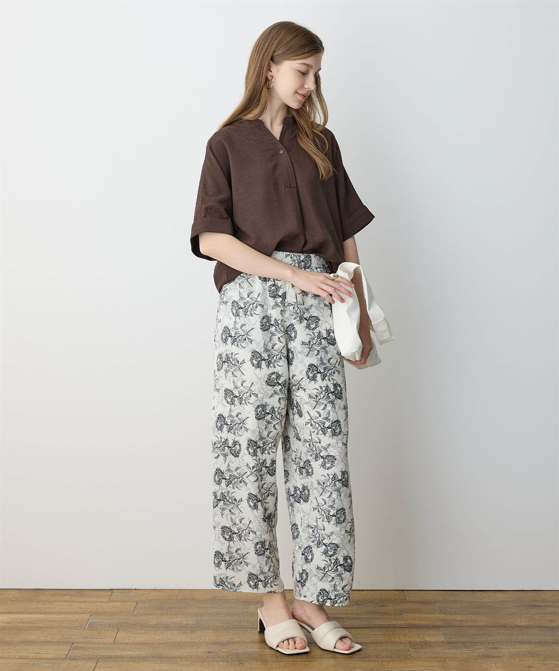 LE SOUK HOLIDAY フラワーパターンイージーワイドパンツ_sub_20
