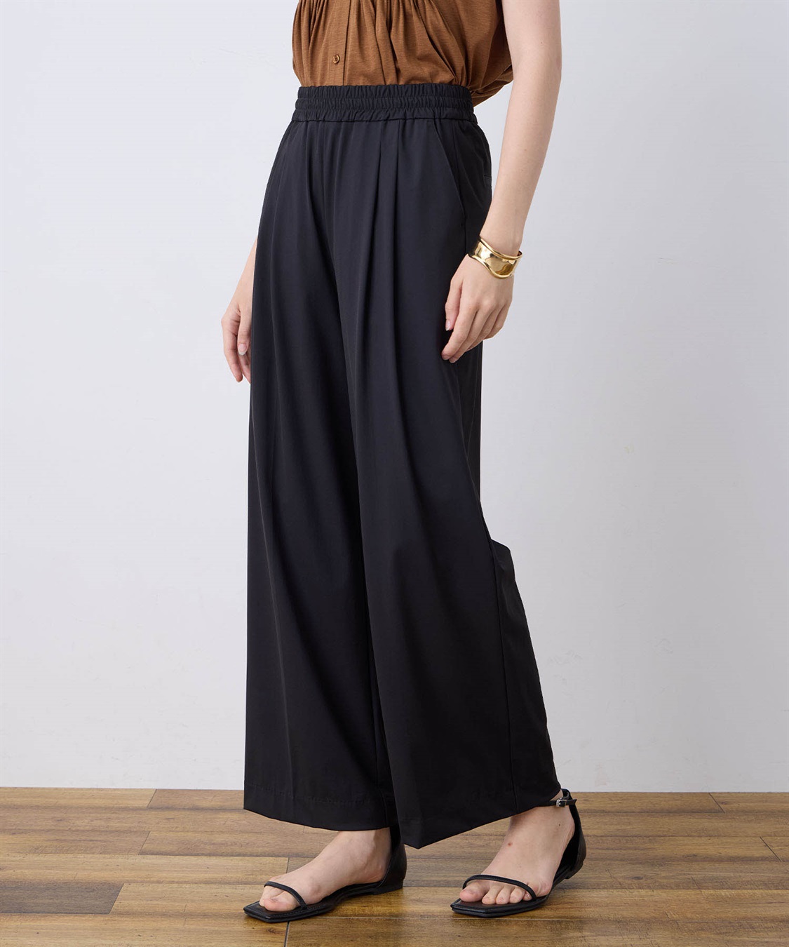 LE SOUK HOLIDAY 【接触冷感】超冷感タックワイドパンツ_sub_7