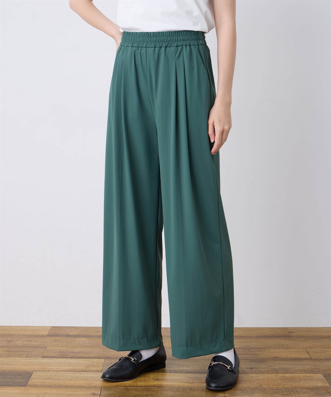 LE SOUK HOLIDAY 【接触冷感】超冷感タックワイドパンツ_sub_10