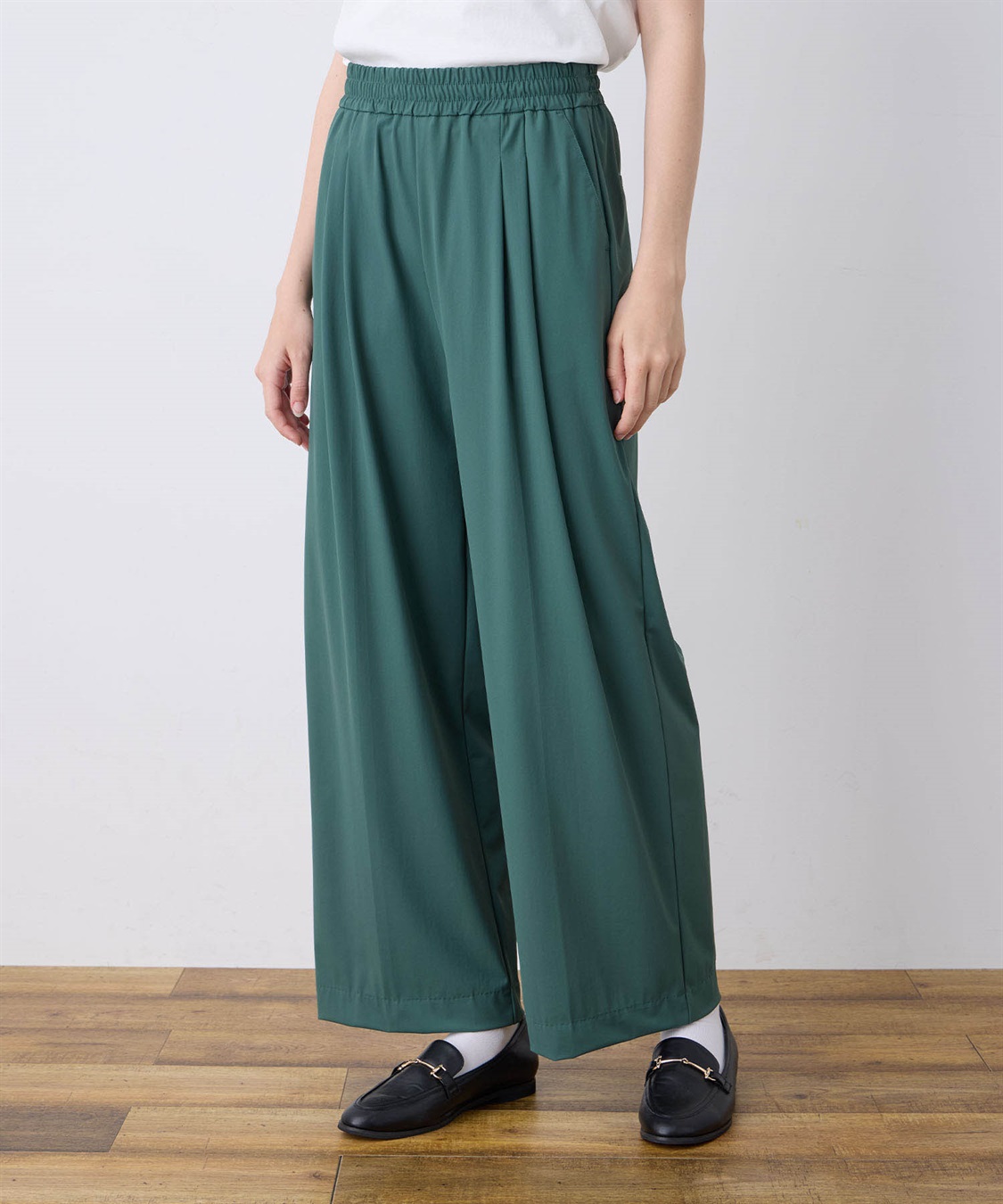 LE SOUK HOLIDAY 【接触冷感】超冷感タックワイドパンツ_sub_12