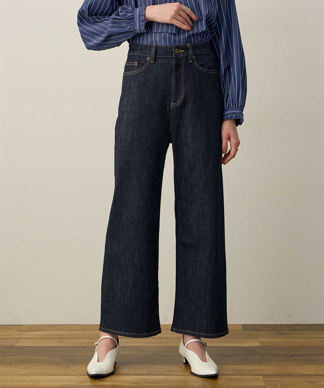 ワイドデニムパンツ LE SOUK HOLIDAY｜クロスプラス公式通販サイト