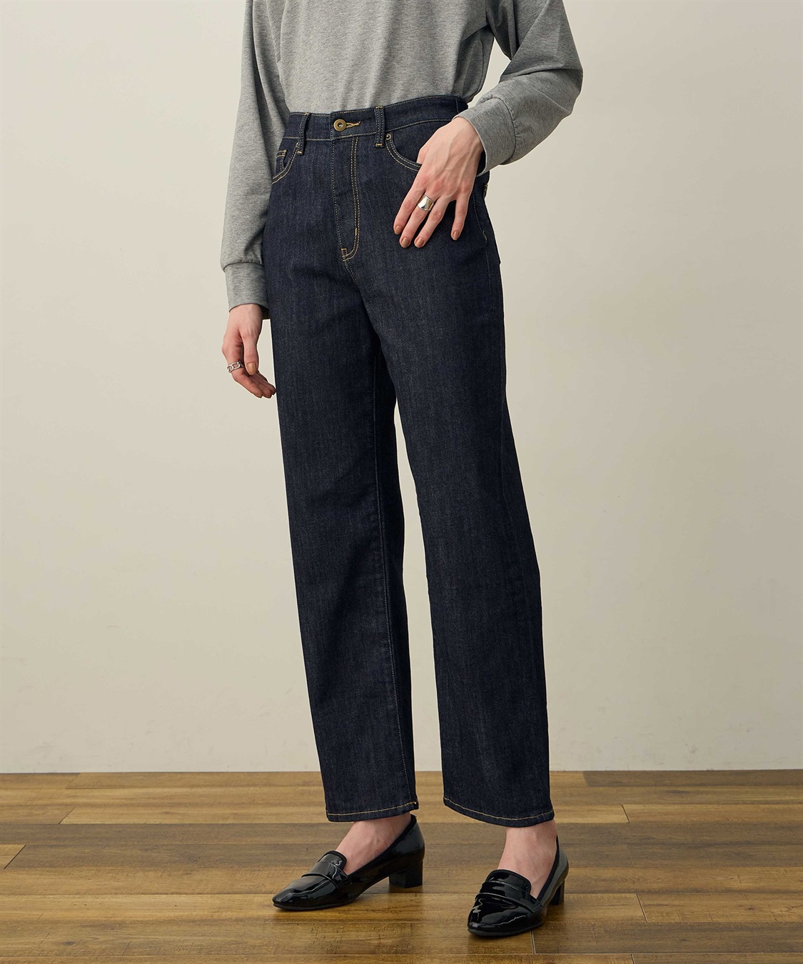 LE SOUK HOLIDAY ストレートデニムパンツ_sub_1