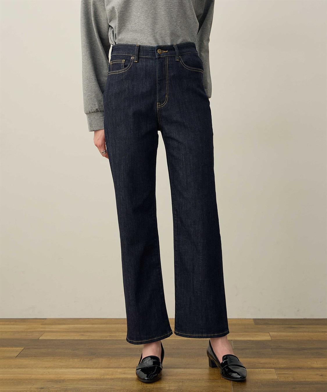 LE SOUK HOLIDAY ストレートデニムパンツ_sub_2