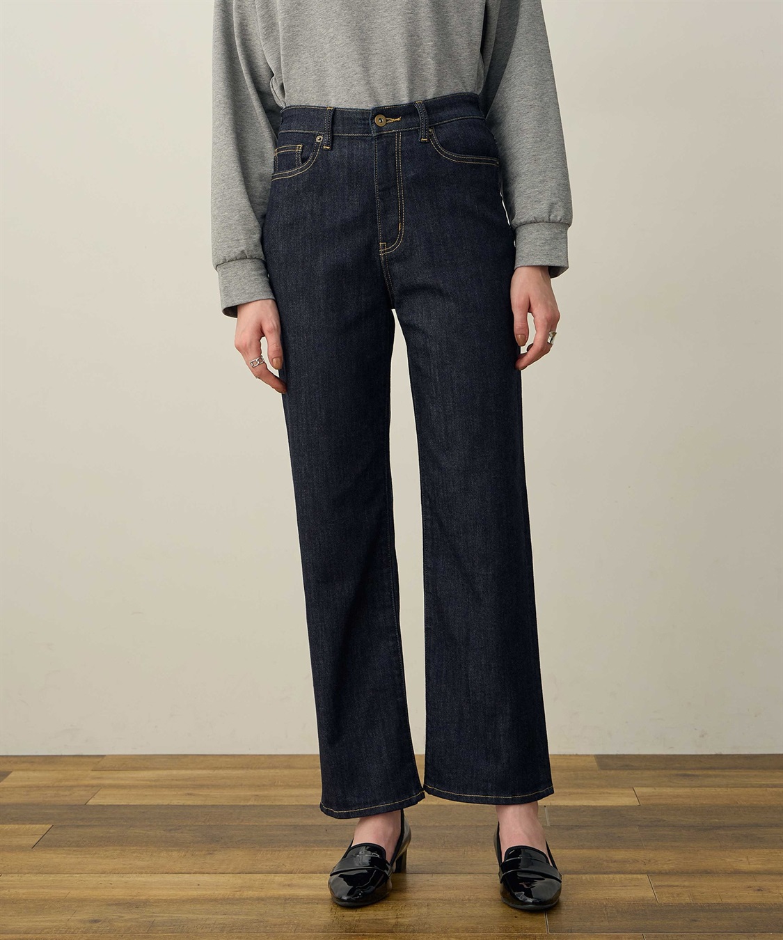 LE SOUK HOLIDAY ストレートデニムパンツ_sub_3