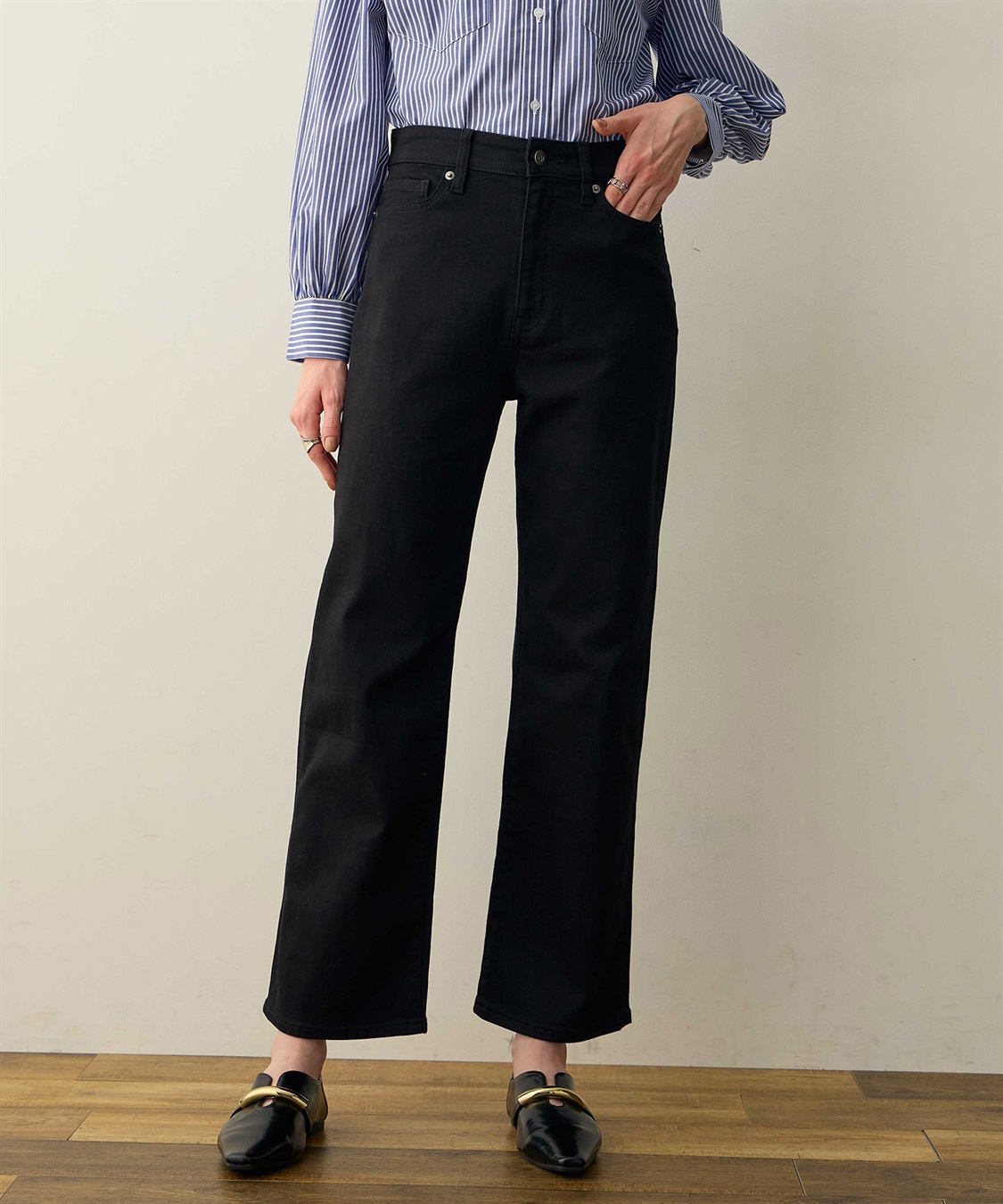 LE SOUK HOLIDAY ストレートデニムパンツ_sub_7