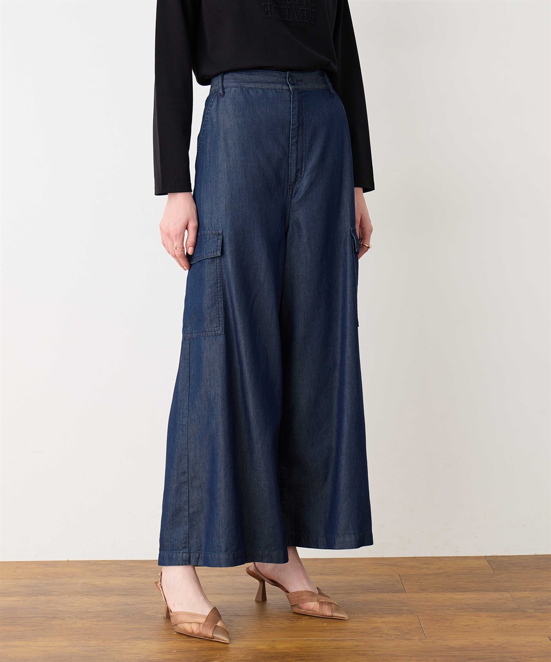 LE SOUK HOLIDAY デニムカーゴパンツ_sub_2