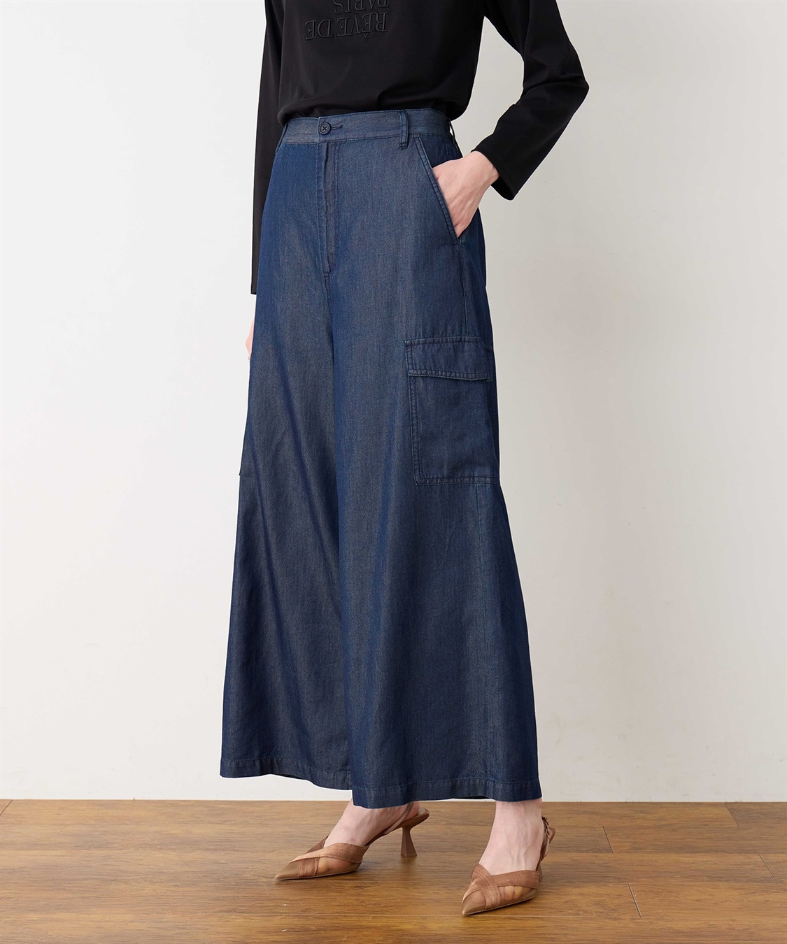 LE SOUK HOLIDAY デニムカーゴパンツ_sub_3