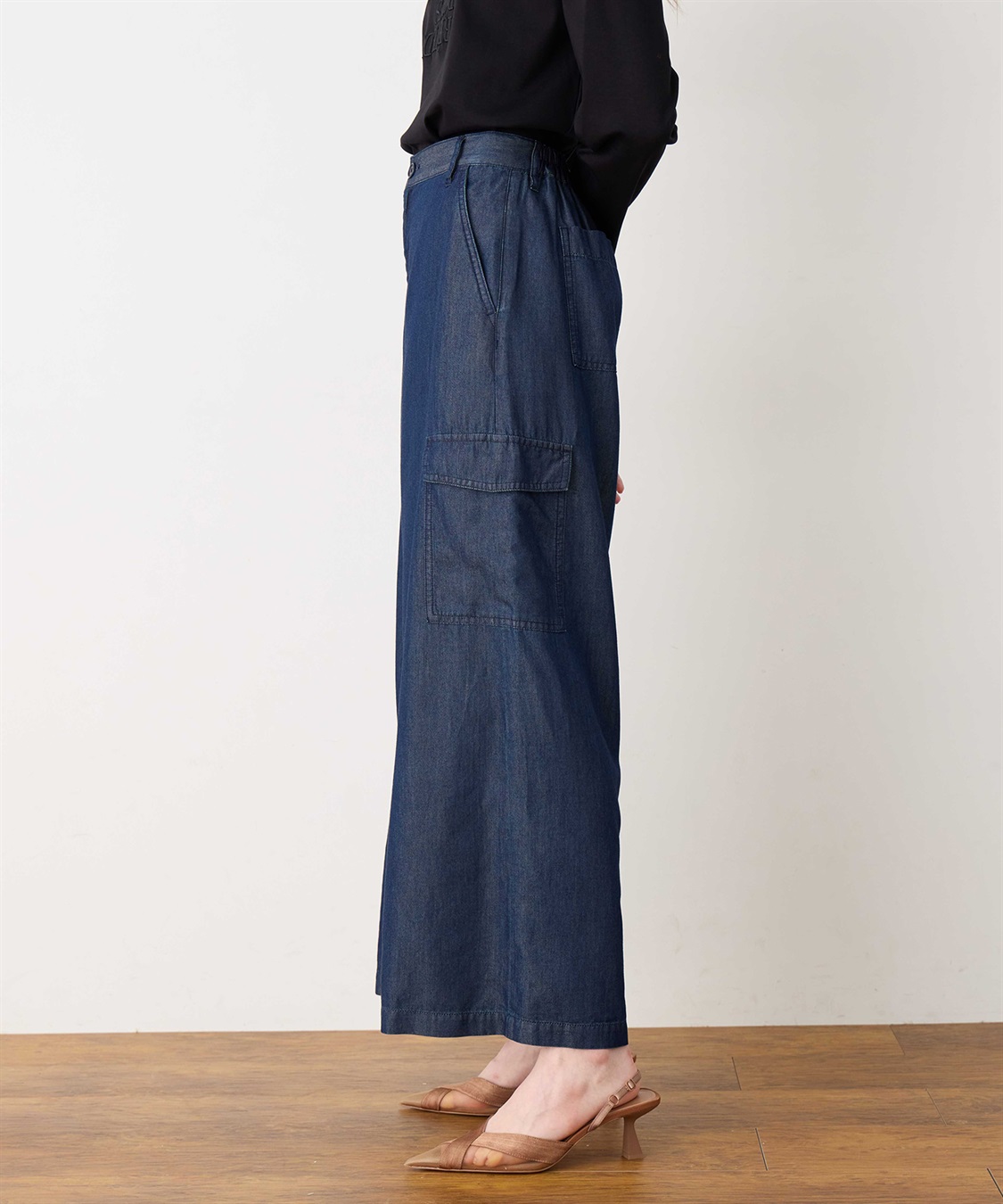 LE SOUK HOLIDAY デニムカーゴパンツ_sub_4