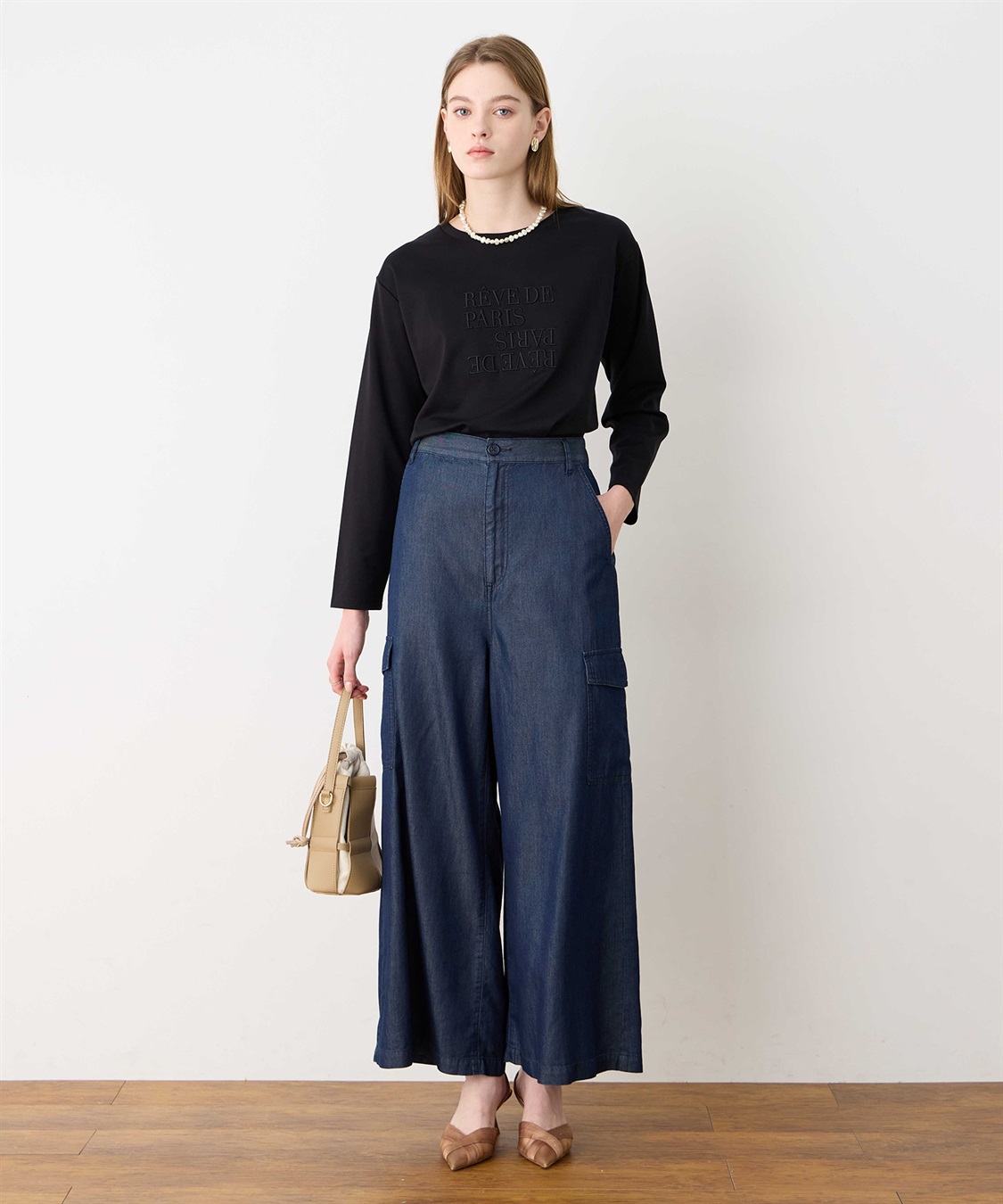 LE SOUK HOLIDAY デニムカーゴパンツ_sub_7