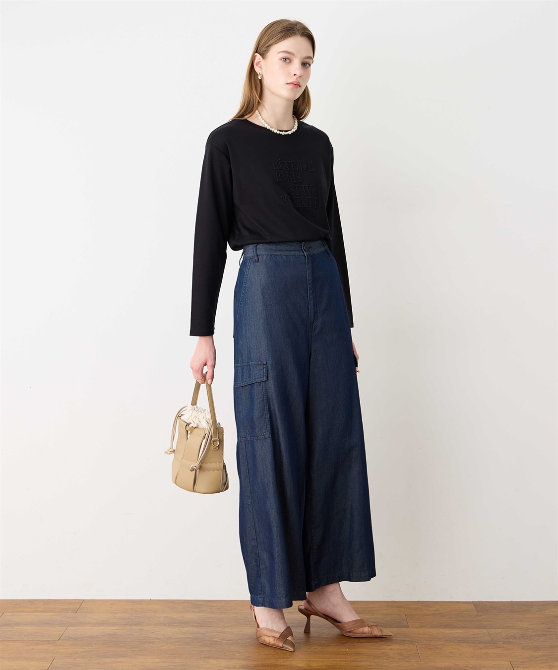 LE SOUK HOLIDAY デニムカーゴパンツ_sub_8