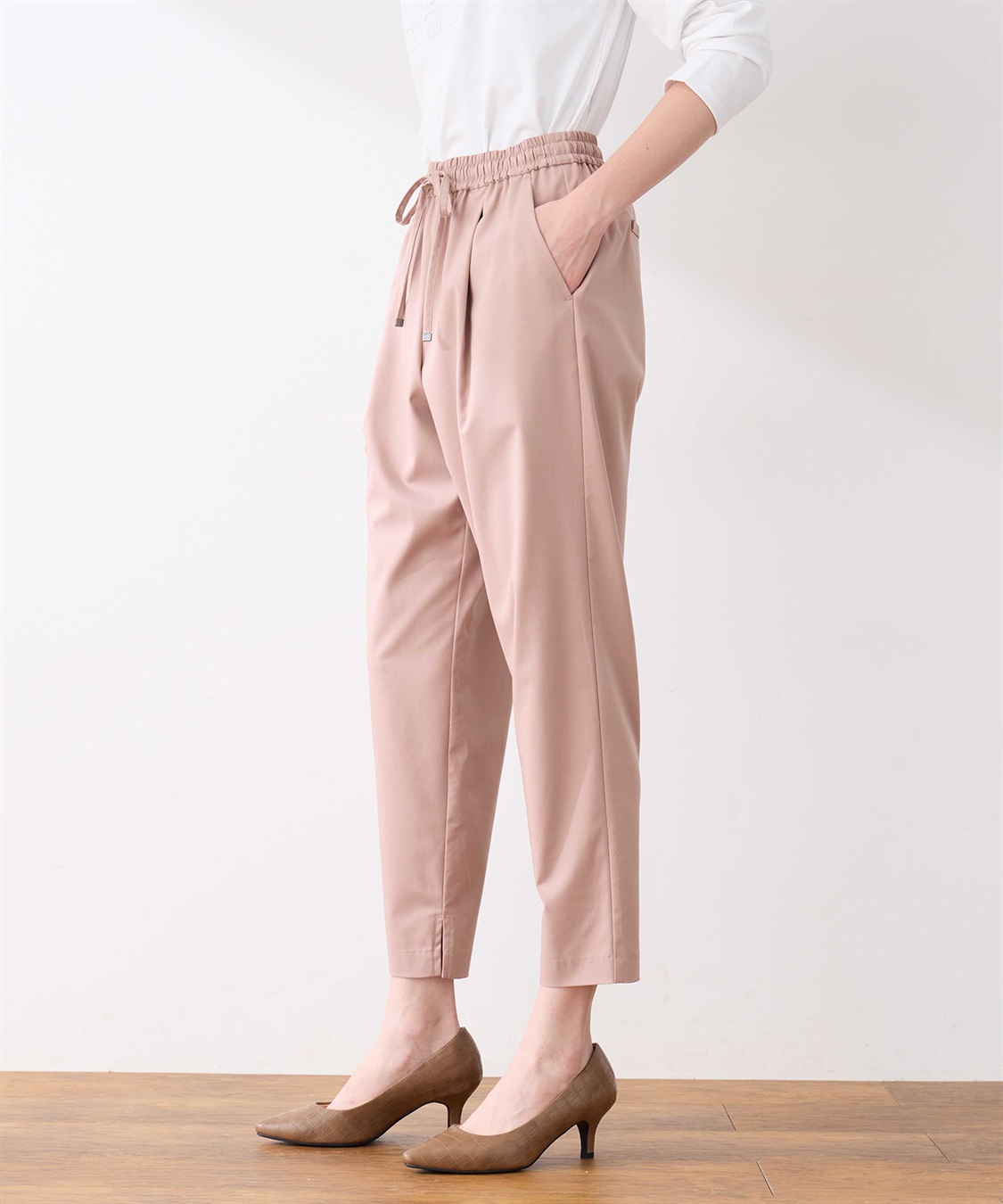 LE SOUK HOLIDAY タックテーパードパンツ_sub_1