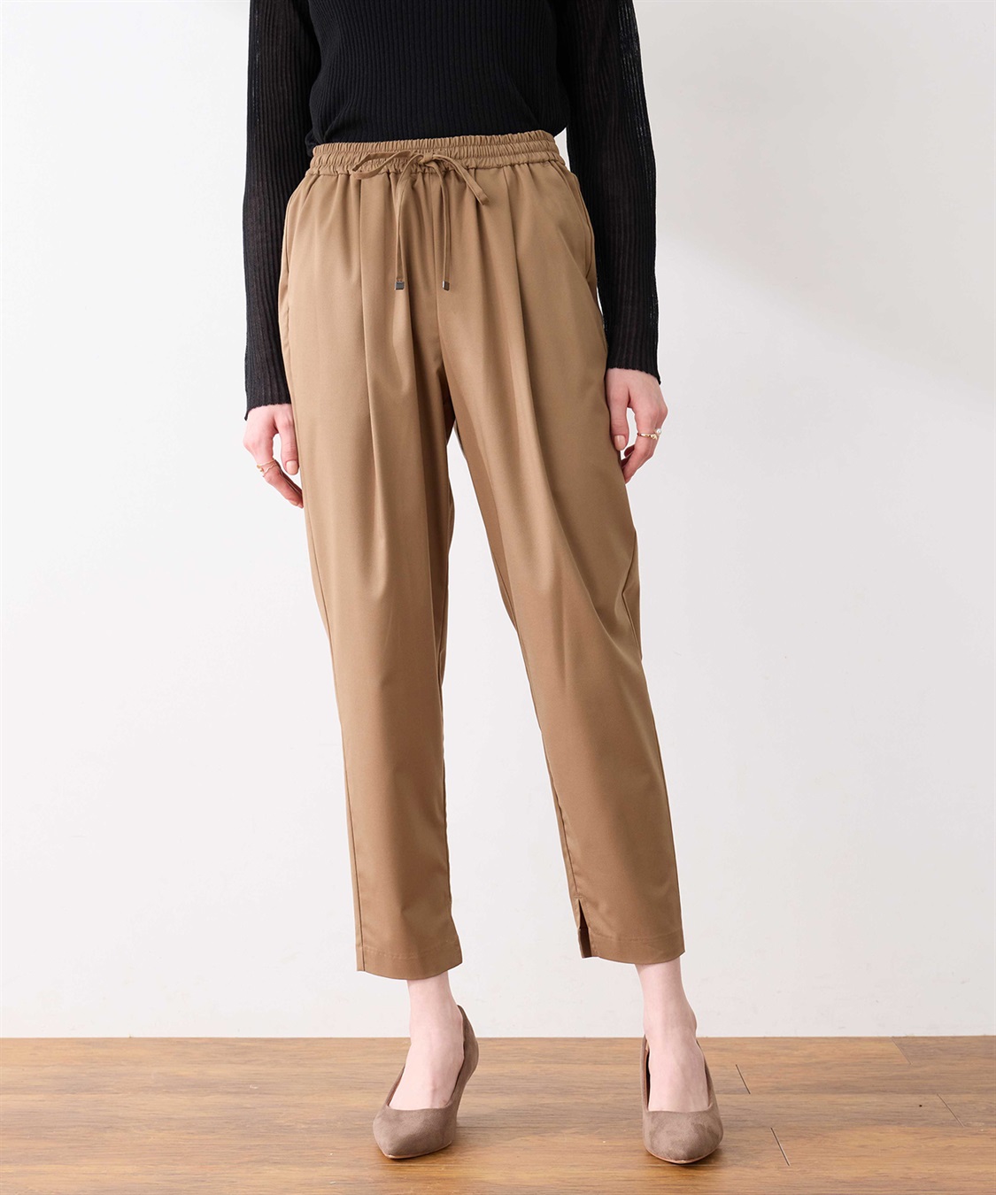 LE SOUK HOLIDAY タックテーパードパンツ_sub_3