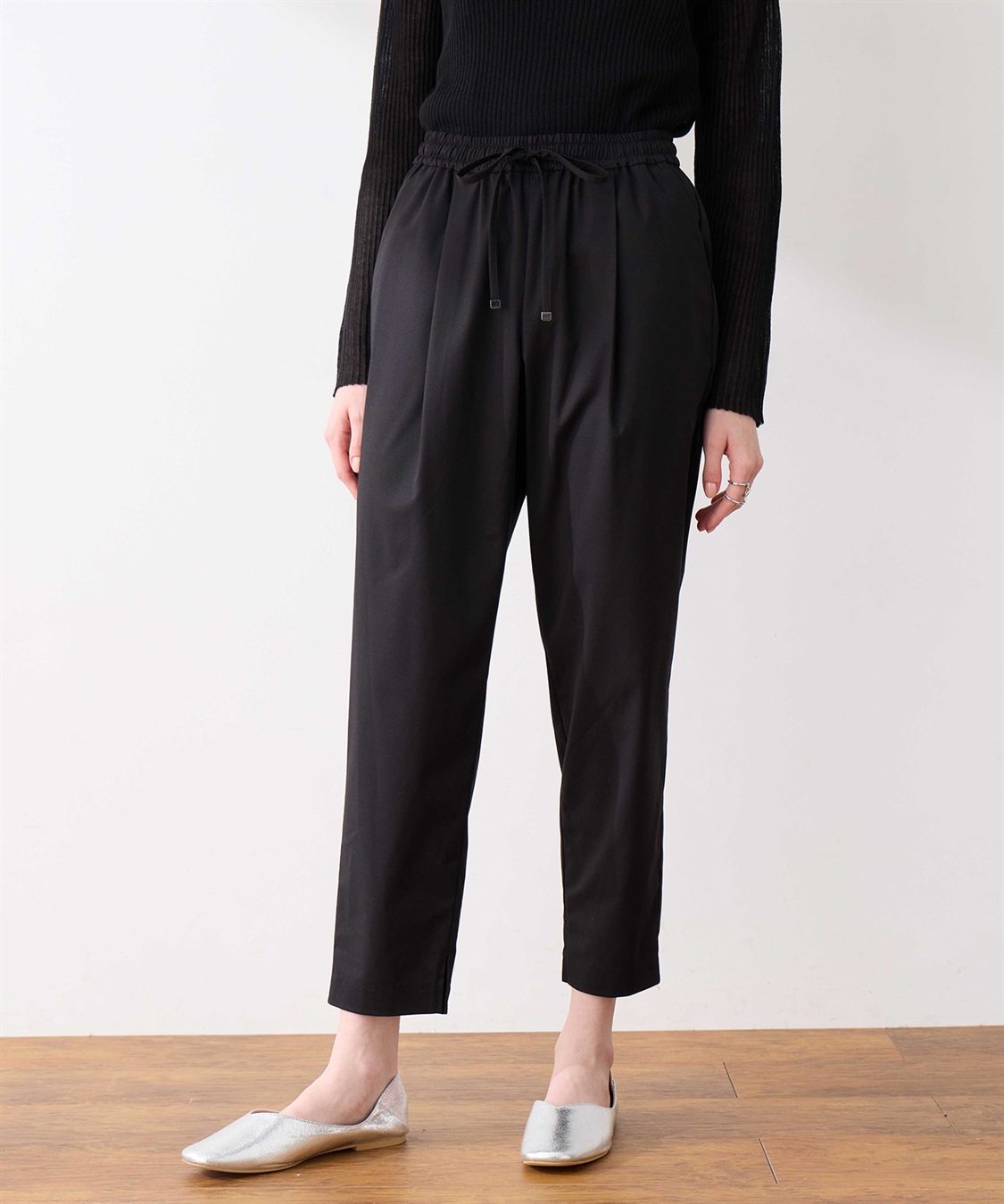 LE SOUK HOLIDAY タックテーパードパンツ_sub_4