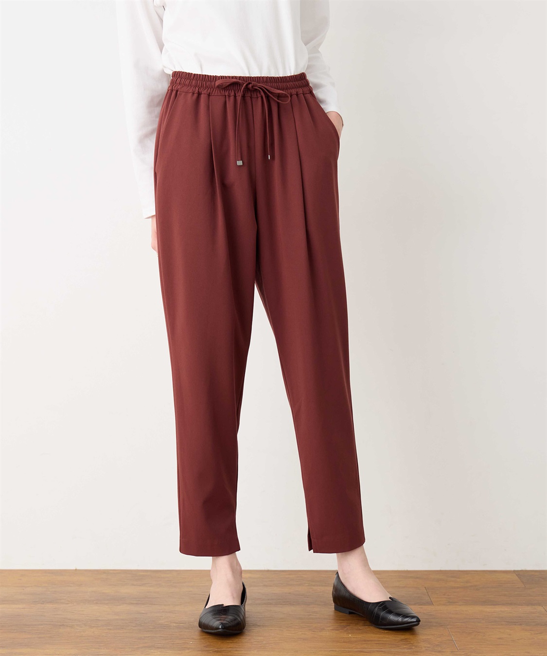 LE SOUK HOLIDAY タックテーパードパンツ_sub_5